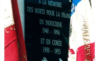 Plaque commémorative morts pour la France